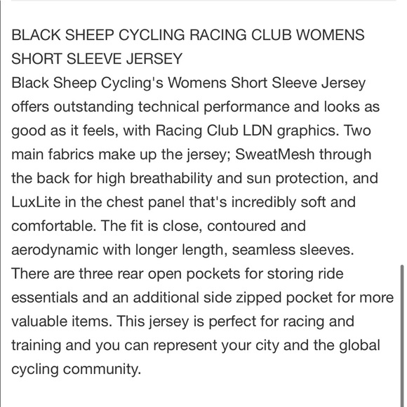 Black Sheep Cycling Racing Club Jersey - Picture 3 of 9